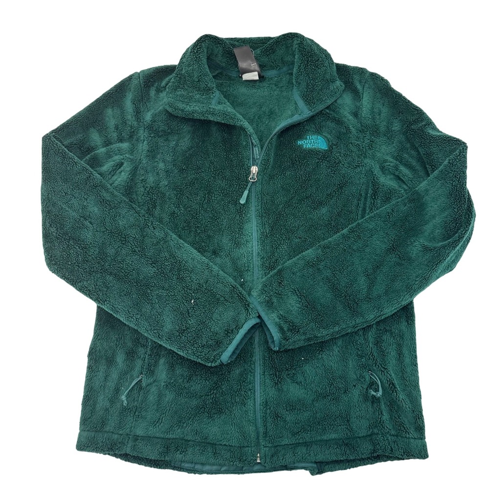 The North Face Osito Fleece Jacket Emerald Green Full Zip SIZE Small